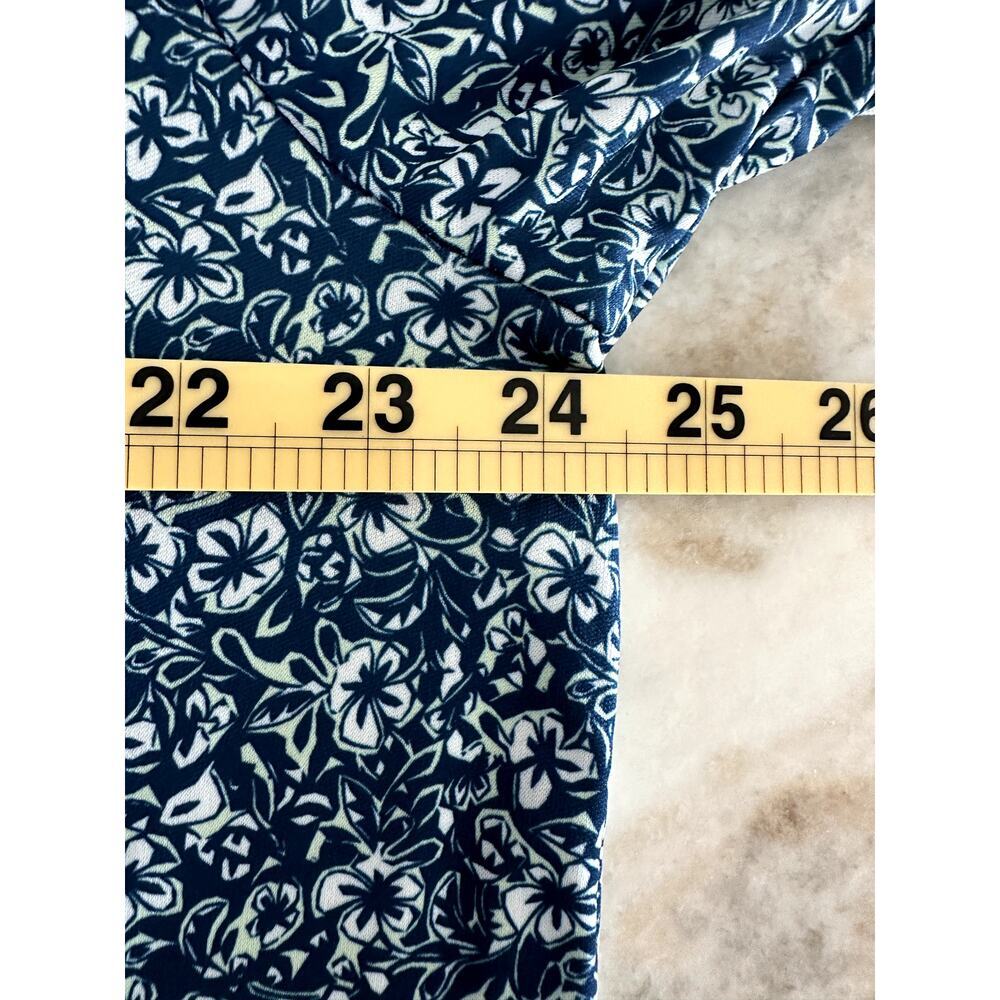 PGA Tour Pro Series Mens 2XL Floral Button Up Shirt Blue Resort Vacation Coastal - Picture 6 of 8